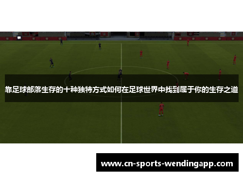 靠足球部落生存的十种独特方式如何在足球世界中找到属于你的生存之道