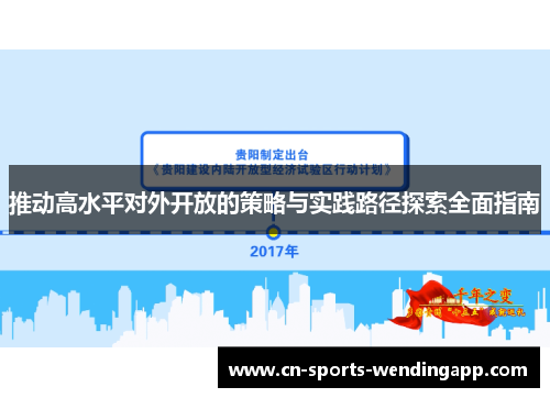 推动高水平对外开放的策略与实践路径探索全面指南