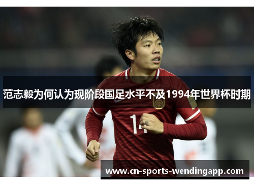 范志毅为何认为现阶段国足水平不及1994年世界杯时期
