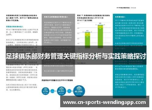 足球俱乐部财务管理关键指标分析与实践策略探讨